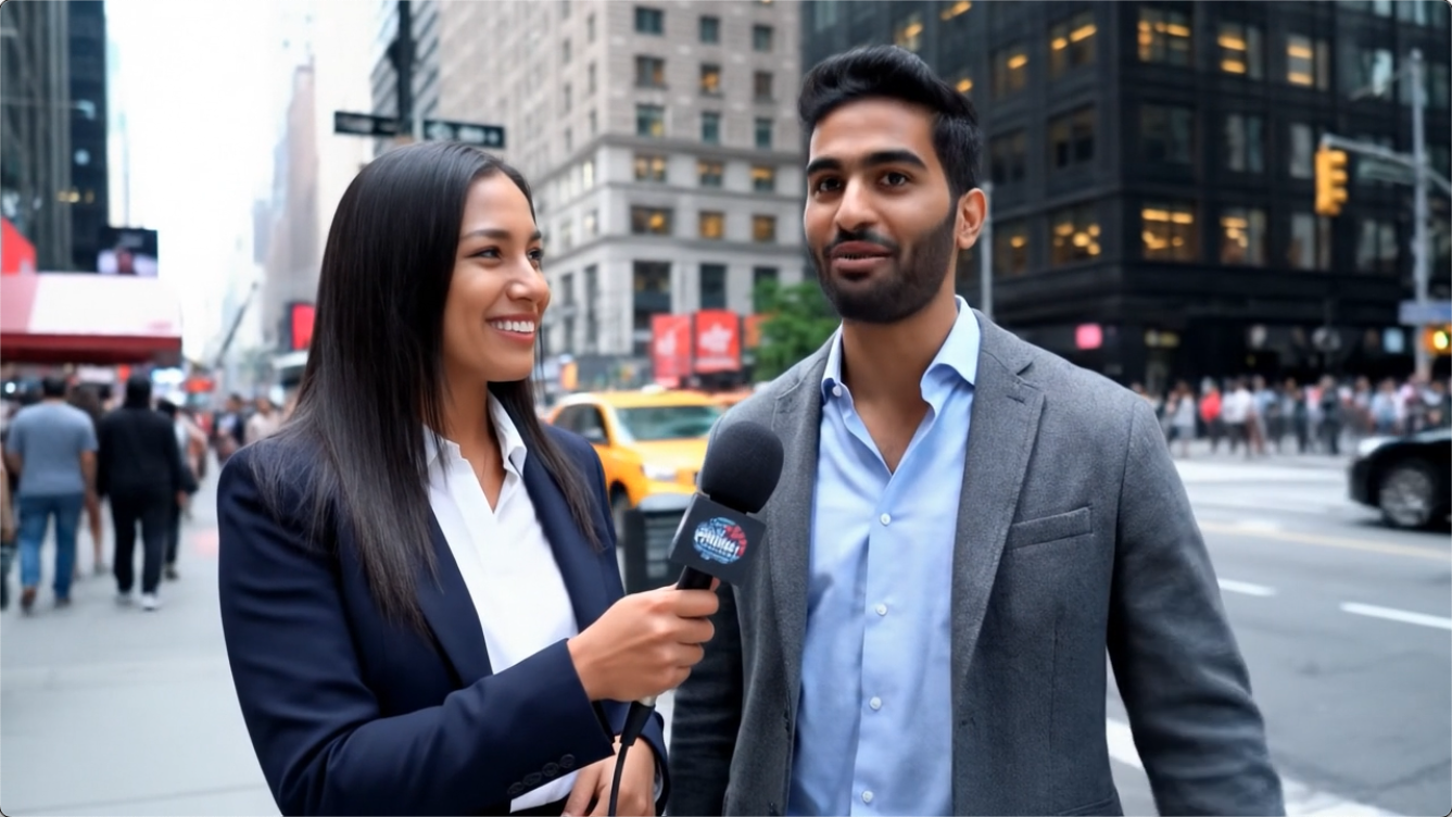 streetInterview blur